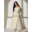 [Wedding Dresses] Women's Elegant Off-the-Shoulder Formal Dress - Beige/ Long Sleeve Party Wedding Gown, Stretchy Bodycon Fit, Machine Washable Evening Attire for Women, Wedding Dresses, Holiday Outfit, Asymmetrical Skirt, Highelasticity Fabric