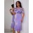 Floral Mesh Panel Slim Fit Mermaid Elegant Dress for Women HRYY193
