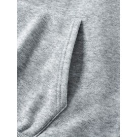 Women's Soccer Mom Graphic Hoodie - Cozy Fall & Winter Pullover with Drawstring, Beige Casual Sweatshirt Featuring 