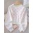 Women'S Pink Heart Sweater - Soft & Cozy Long Sleeve Pullover with Round Neck, Elegant Casual to Formal Wear, All-Season Comfort, Casual Wear Sweater | Round Neck Sweater | Soft Texture